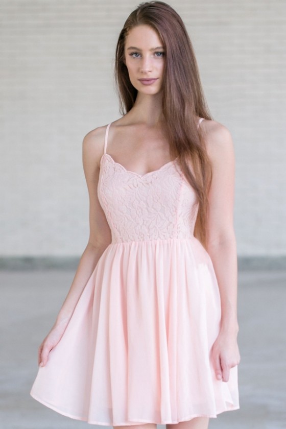 Buy > white and light pink dress > in stock