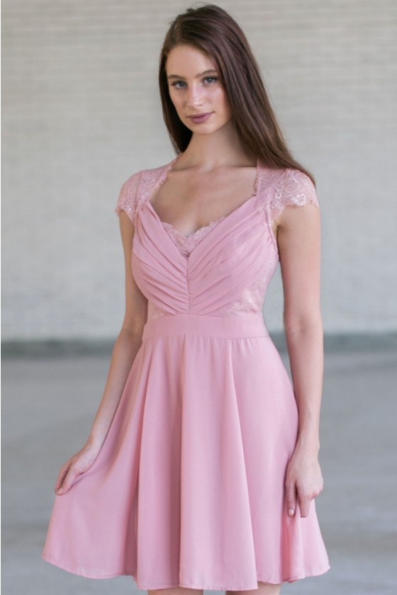 blush pink dress for wedding