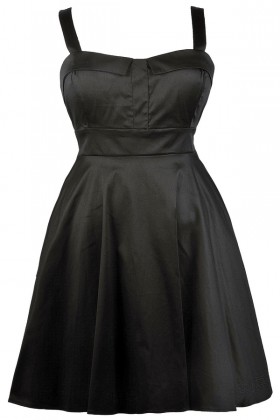 Black Plus Size Dress, Cute Plus Size Dress, Plus Size Party Dress, Plus Size A-Line Dress