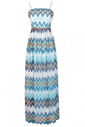 Chevron Maxi Dress, Crochet Lace Maxi Dress, Blue Chevron Maxi Dress, Bohemian Maxi Dress, Festival Maxi Dress, Summer Maxi Dress